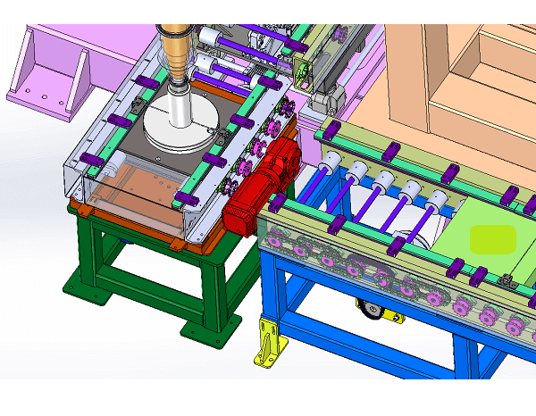 K系列直角減速機在輸送線上的應用